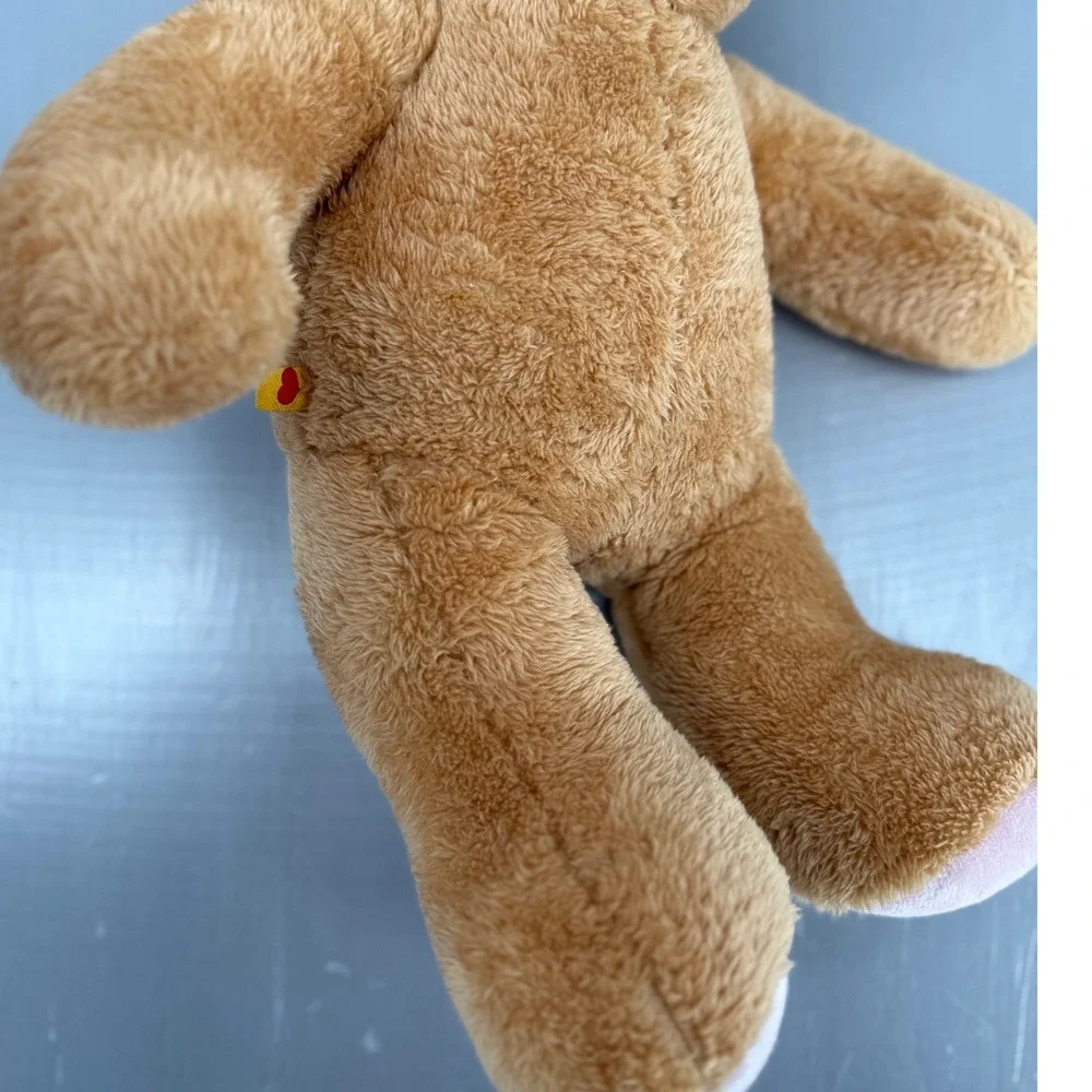 Build-A-Bear Workshop Lil Caramel Bunny‎ Rabbit Plush Pink Bows 2012 019466